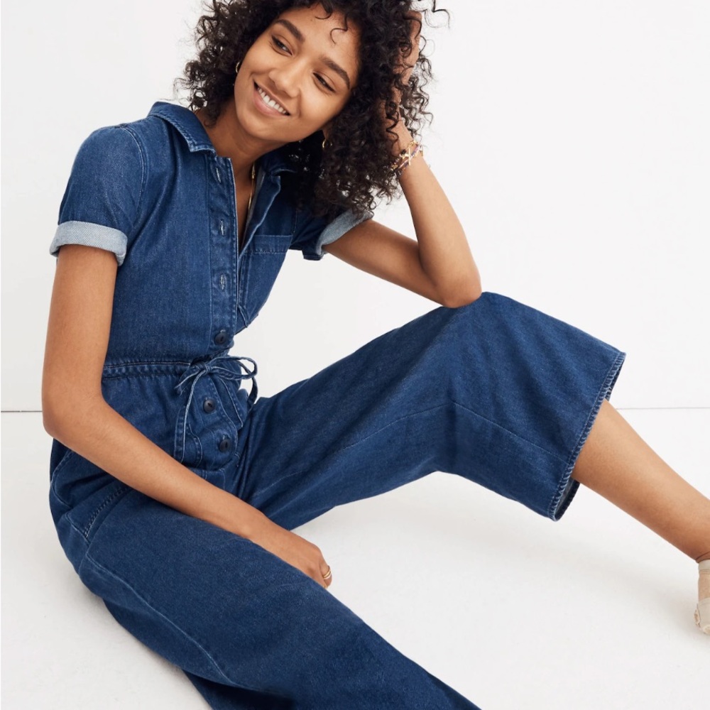 Madewell Women's Indigo Denim Jumpsuit